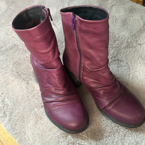 Miz Mooz Womens Gem Purple Boots sz36 - Picture 5 of 10